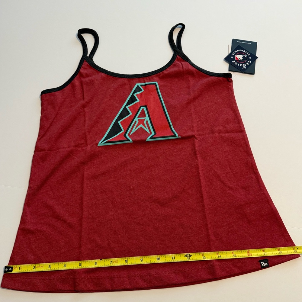 NWT New Era Women’s Red Arizona Diamondbacks tank top, Size Small - Picture 8 of 10